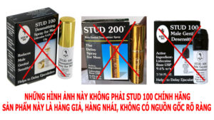 Cách phân biệt Stud 100 chính hãng và Stud 100 hàng nhái