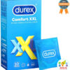 Bao cao su size lớn Durex XXL chính hãng kích thước 64mm rộng rãi thoải mái