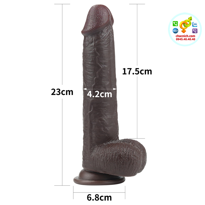 cu giả 2 da silicon như thật