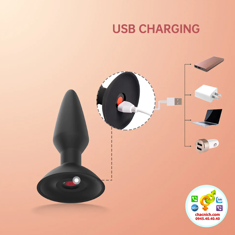 phích cắm silicon rung