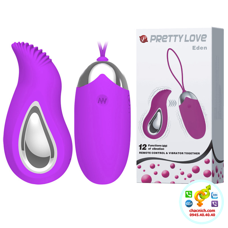 trứng rung đôi Prettylove Eden