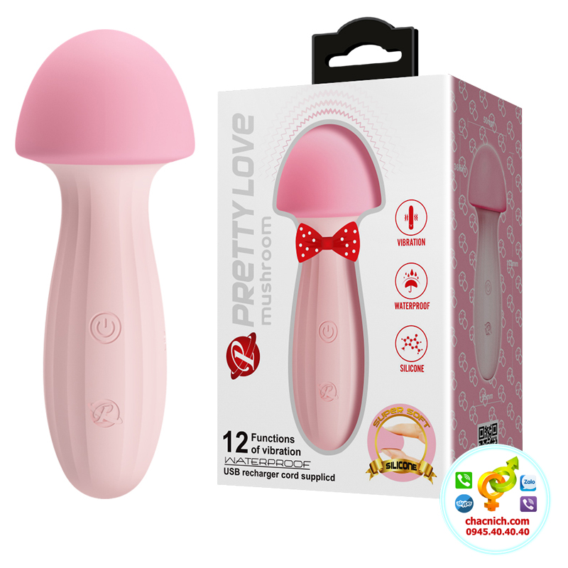 Prettylove Mushroom 12 vibrations