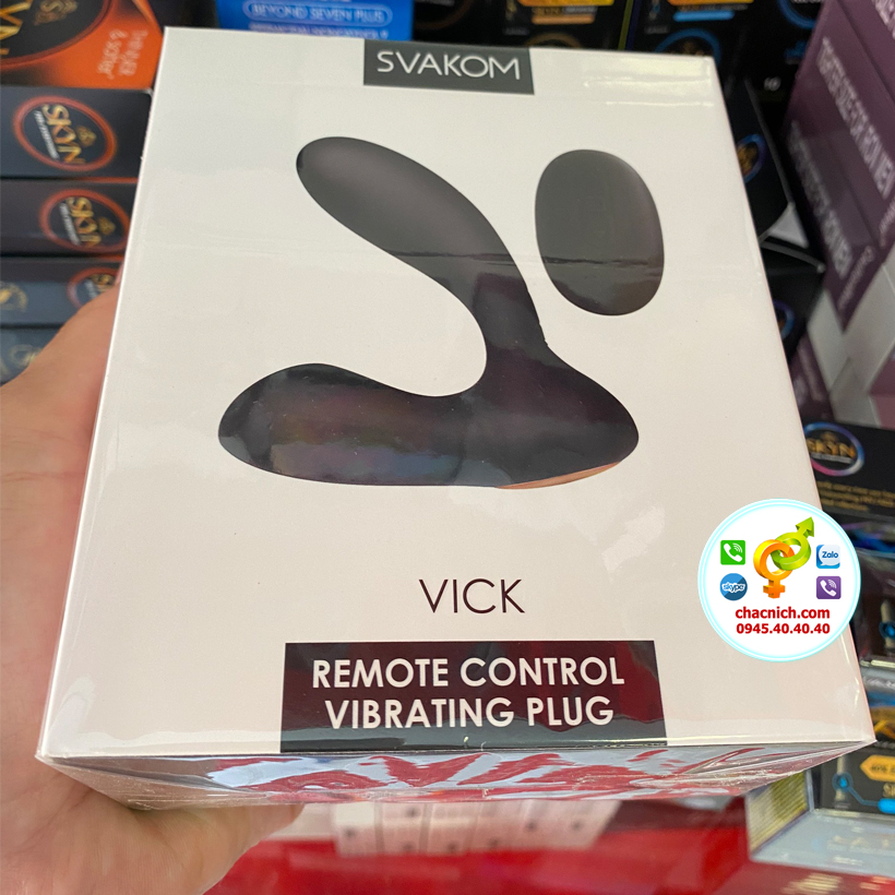 svakom vick remote control vibrating plug