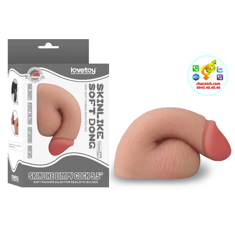 đồ chơi tình dục cho lesbian Lovetoy Skinlike Limpy Cock LV312002