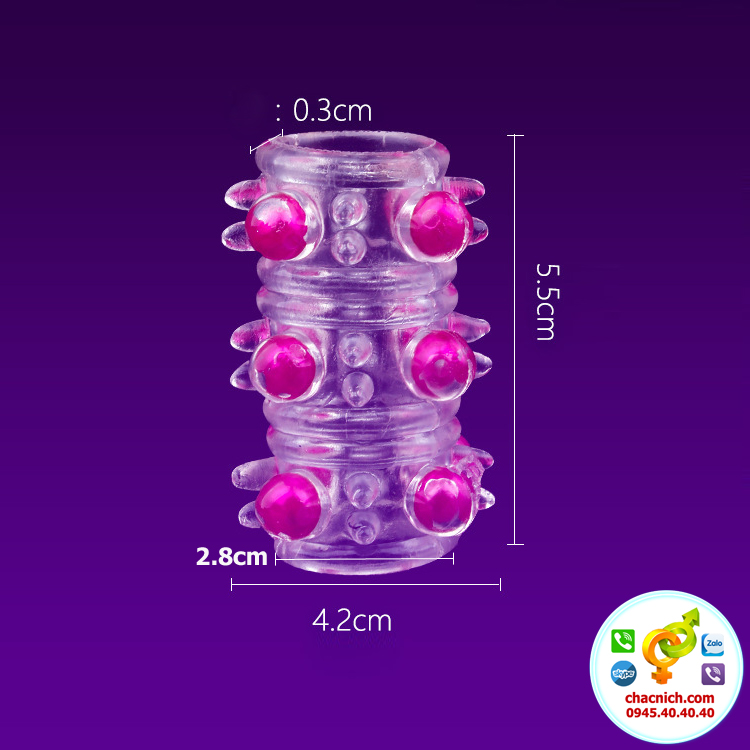 bao cao su đôn dên bi giữa thân