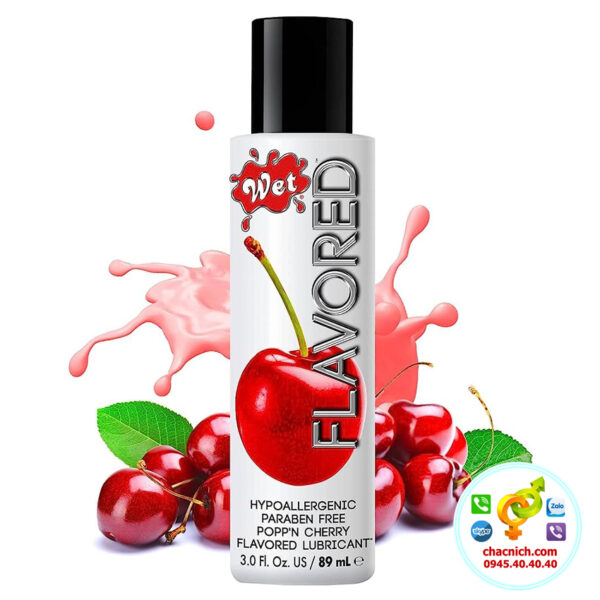 gel oral hương trái cherry