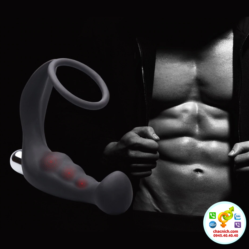 đế cắm hậu môn có rung và có dây đeo làm nam giới lâu xuất và mạnh mẽ