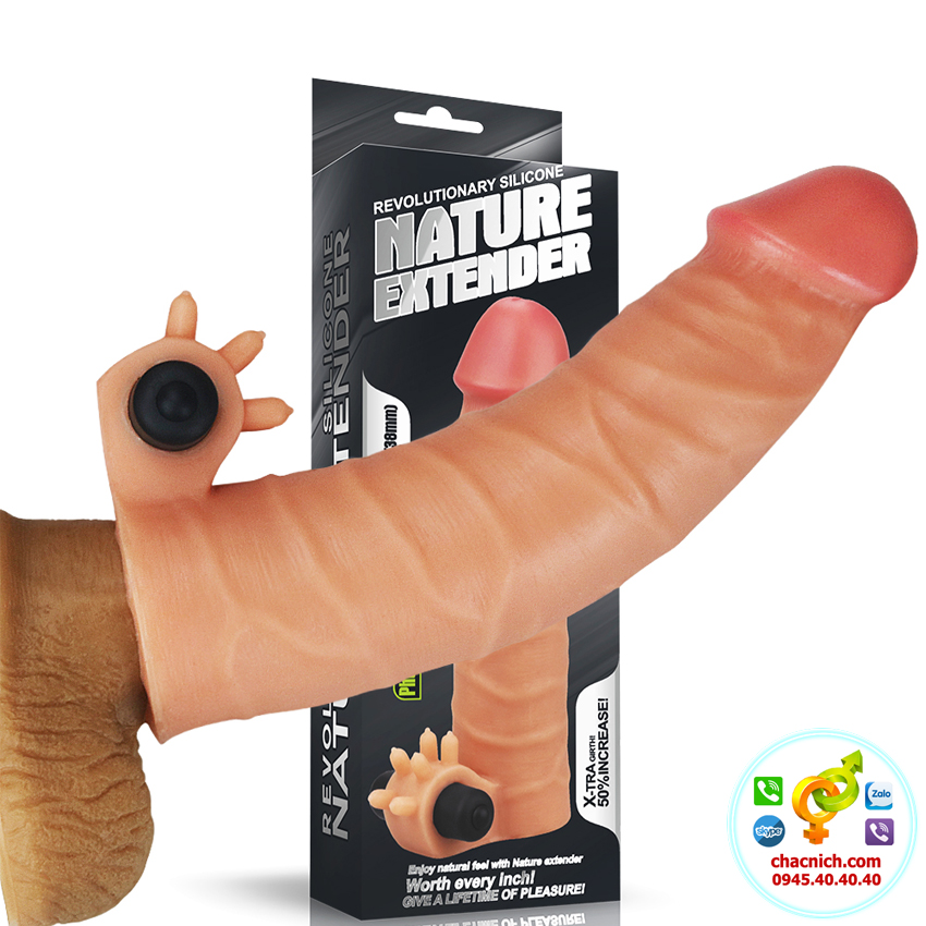 Bao đôn rên cao cấp Revolutionary Silicone LV-414100 hỗ trợ tăng kích thước cho nam giới