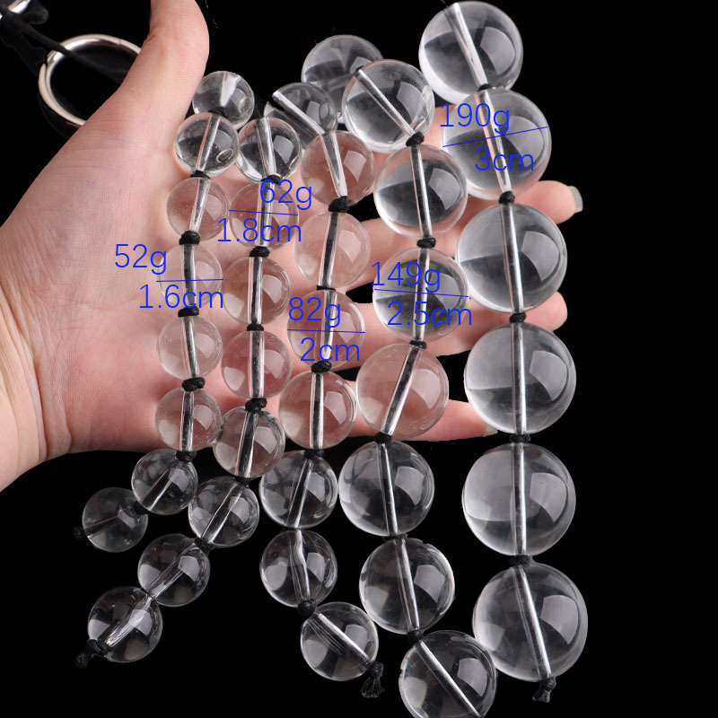 chuỗi hạt thủy tinh nhét hậu môn