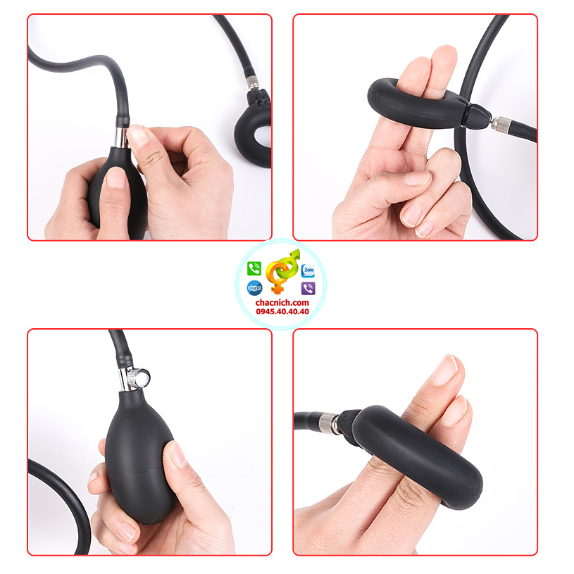 dụng cụ bơm hơi làm cứng dương vật