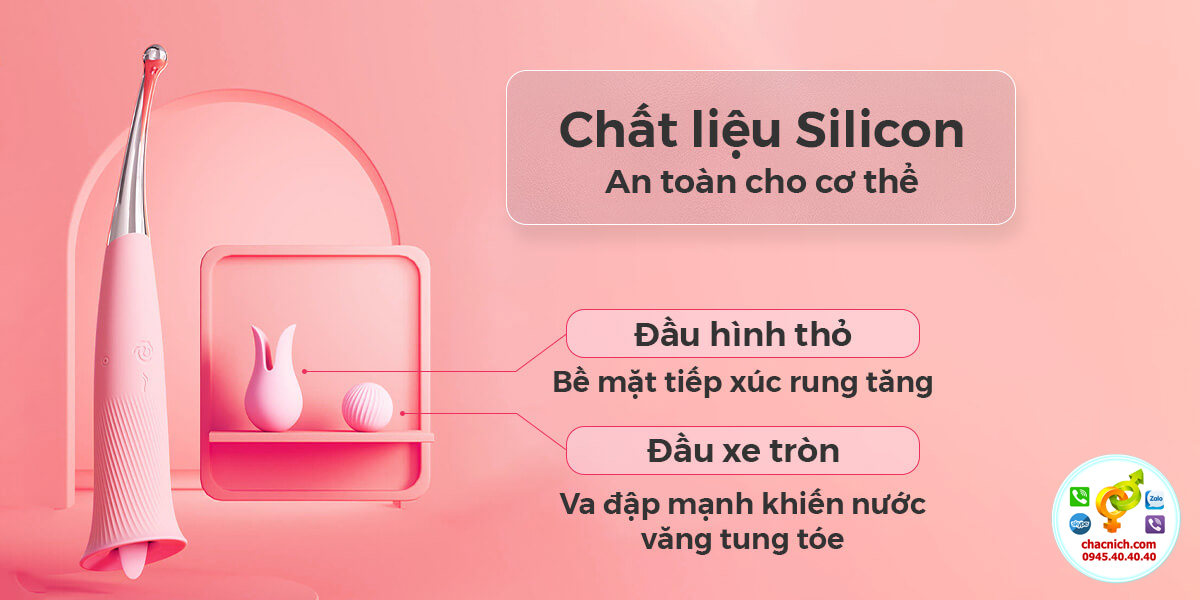 đồ chơi vừa rung vừa liếm