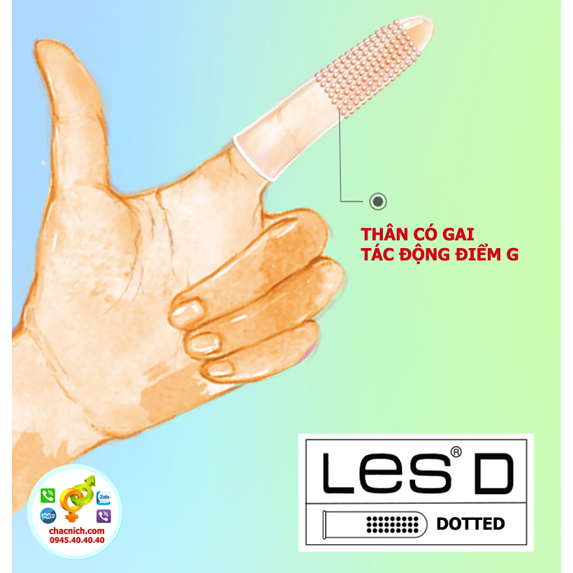 bao cao su đeo ngón tay