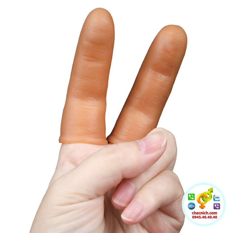 bao cao su ngón tay