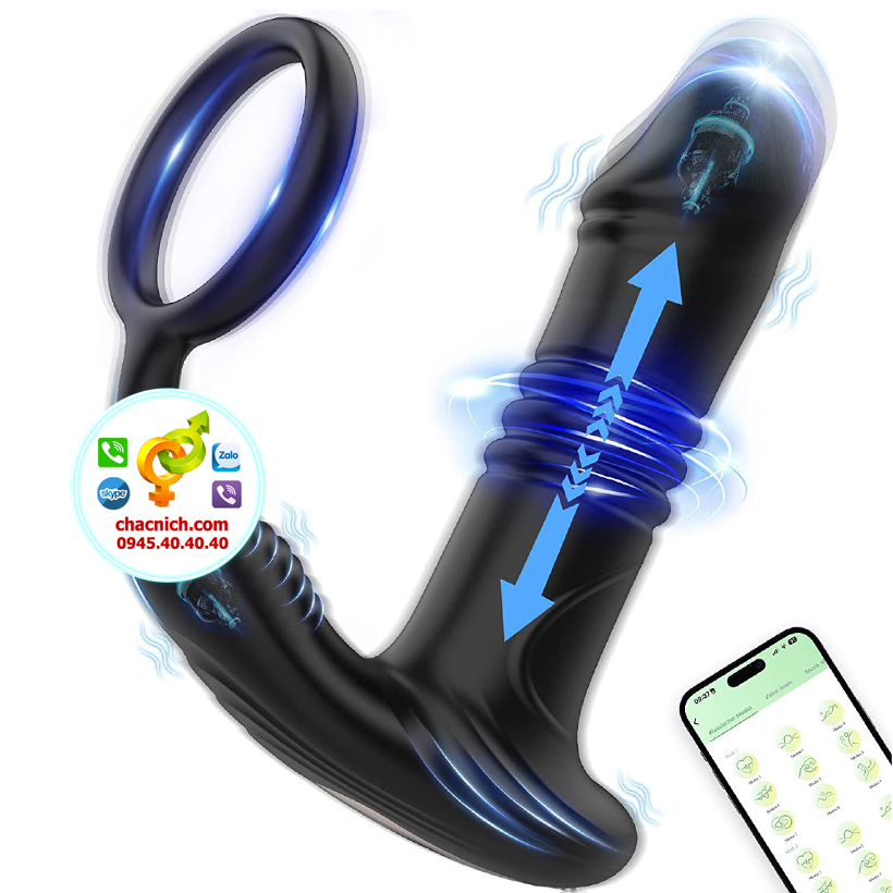 đồ chơi hậu môn rung và thụt