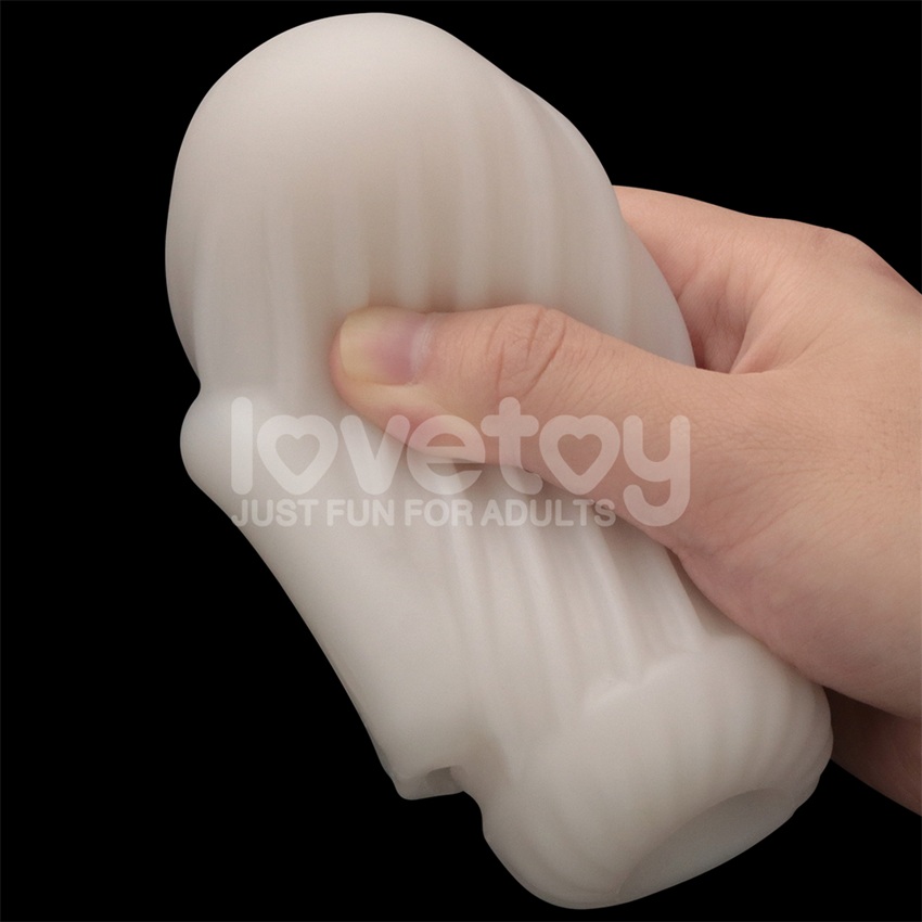 coc cho nam chat lieu sieu mem Knights Ring Vibrating Dual Purpose Sleeve-Spiral LV314111 (17)