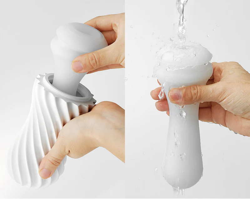 coc Tenga - Flex Silky white-9 vệ sinh cốc thẩm du