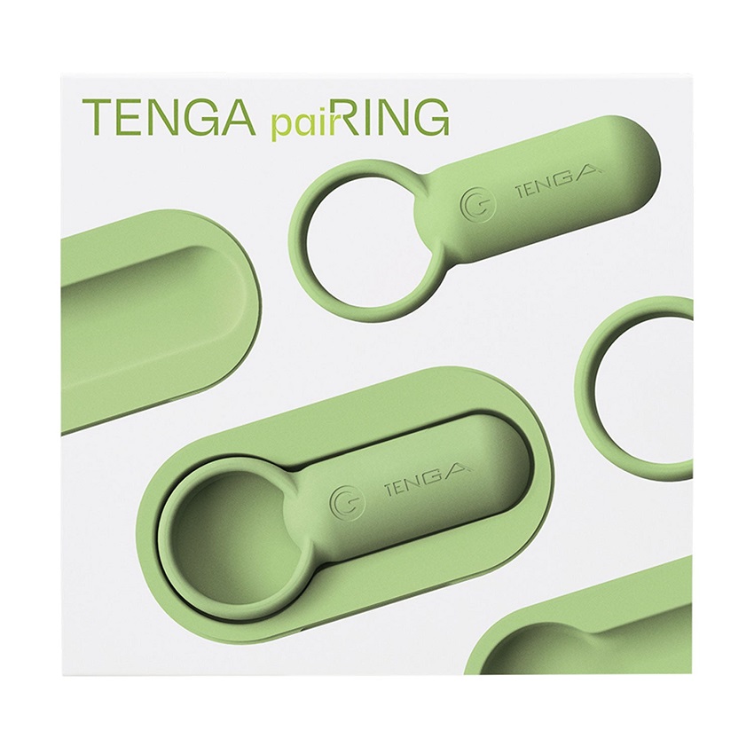 TENGA paiRING-9 Tenga - PaiRING Couple Vibrator Lime