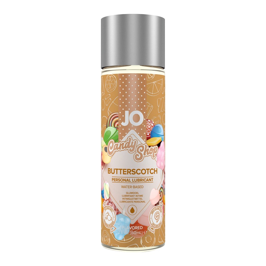 gel boi tron va bj mieng huong keo ngot JO Candy Shop - Butterscotch - Lubricant 2 floz 60 mL-1 gel chuyên dùng bj